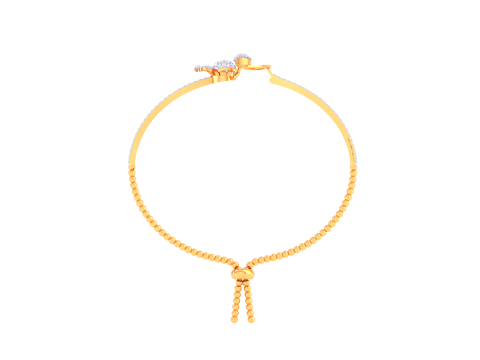 3D Printable Jewelry design of Bangle with diamonds Modèle 3D