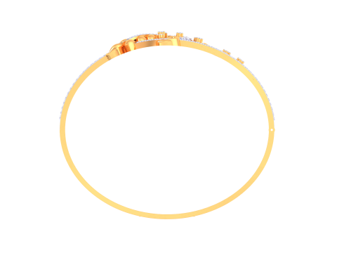 3D Printable Jewelry design of Bangle with diamonds Modèle 3D
