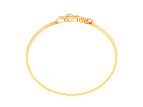 3D Printable Jewelry design of Bangle with diamonds Modèle 3D