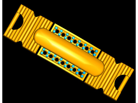 3D Printable Jewelry design of Bracelet with diamonds 3D Modell