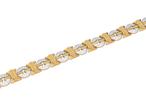 3D Printable Jewelry design of Bracelet with diamonds 3D 模型