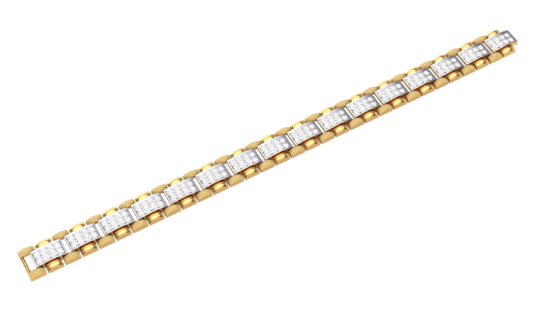 3D Printable Jewelry design of Bracelet with diamonds 3D Modell .c4d .max .obj .3ds .fbx .stl .blend 