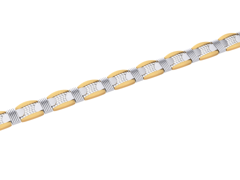 3D Printable Jewelry design of Bracelet with diamonds 3D Model