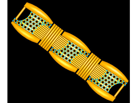 3D Printable Jewelry design of Bracelet with diamonds 3D Model