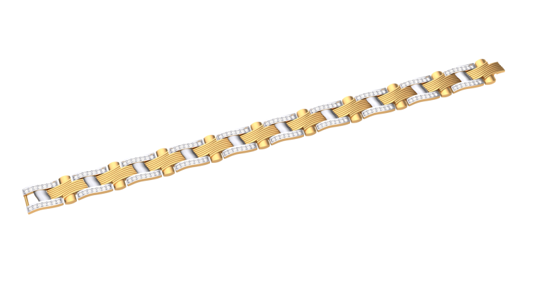 3D Printable Jewelry design of Bracelet with diamonds Modelo 3D .c4d .max .obj .3ds .fbx .stl .blend