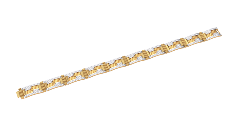 3D Printable Jewelry design of Bracelet with diamonds 3D Модель .c4d .max .obj .3ds .fbx .stl .blend 