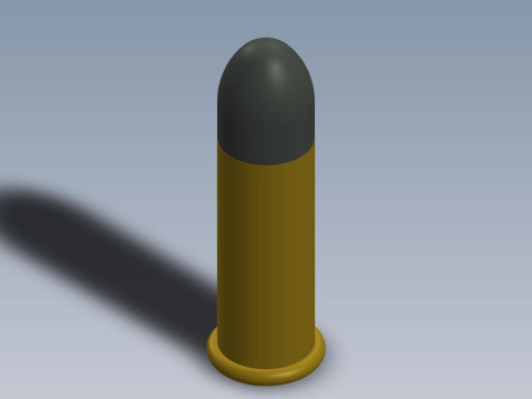 Rimfire Sporting Ammo 3D Model