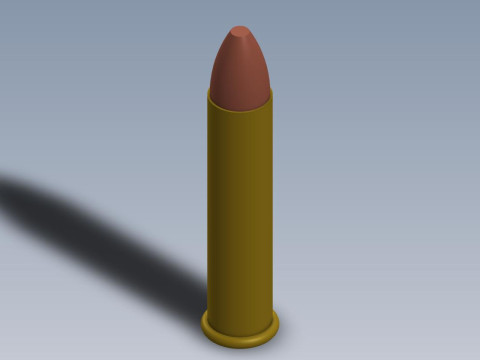 Rimfire Sporting Ammo 3D Model
