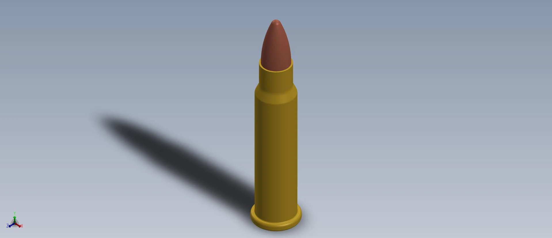 Rimfire Sporting Ammo 3D Model .c4d .max .obj .3ds .fbx .stl .blend 