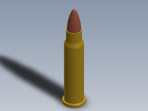 Rimfire Sporting Ammo 3D Model