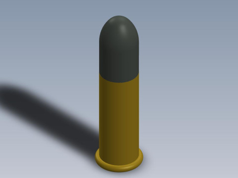 Rimfire Sporting Ammo 3D मॉडल