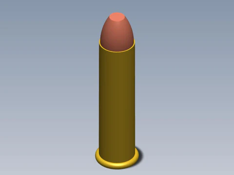 Rimfire Sporting Ammo 3D Model