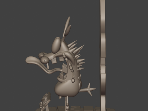 Courage the cowardly dog Modèles 3D en vedette
