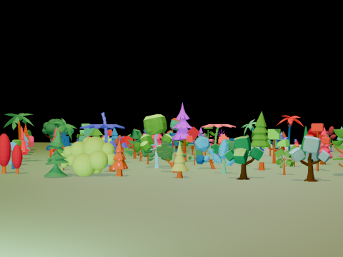 Mega Stylized Low Poly Tree Pack 20 Unique Models for Games Modello 3D