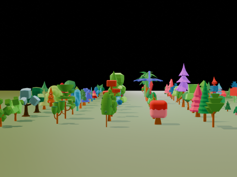 Mega Stylized Low Poly Tree Pack 20 Unique Models for Games Modello 3D