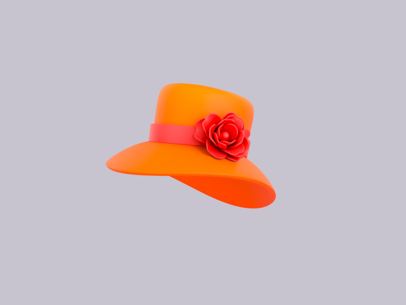 Hat082 3D 모델 .c4d .max .obj .3ds .fbx .stl .blend 