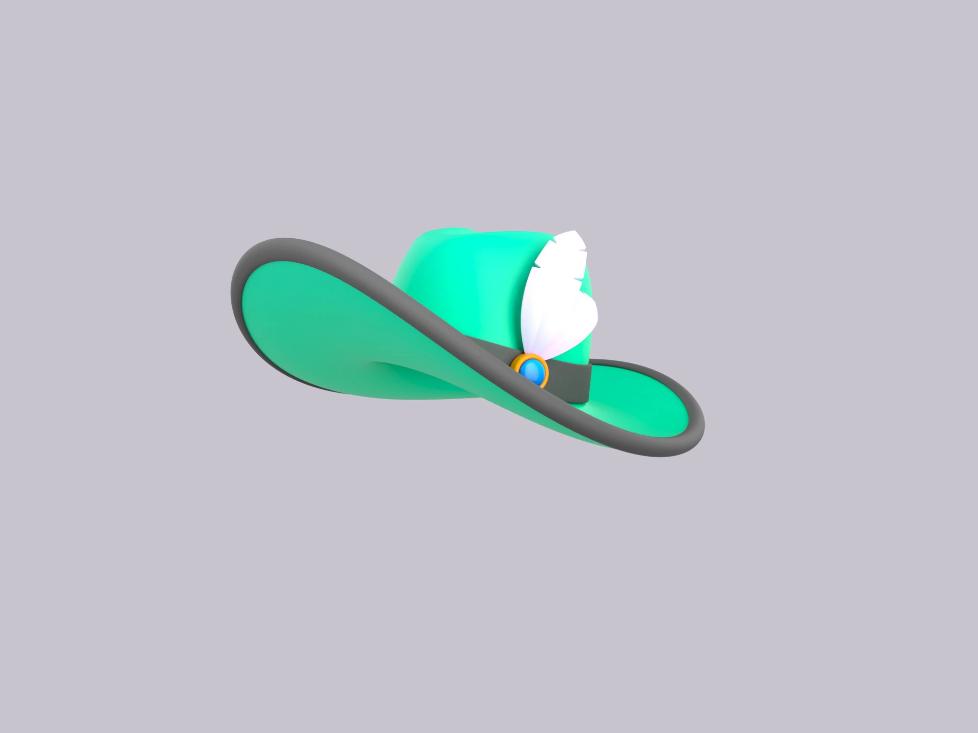 Hat083 3D Model .c4d .max .obj .3ds .fbx .stl .blend 