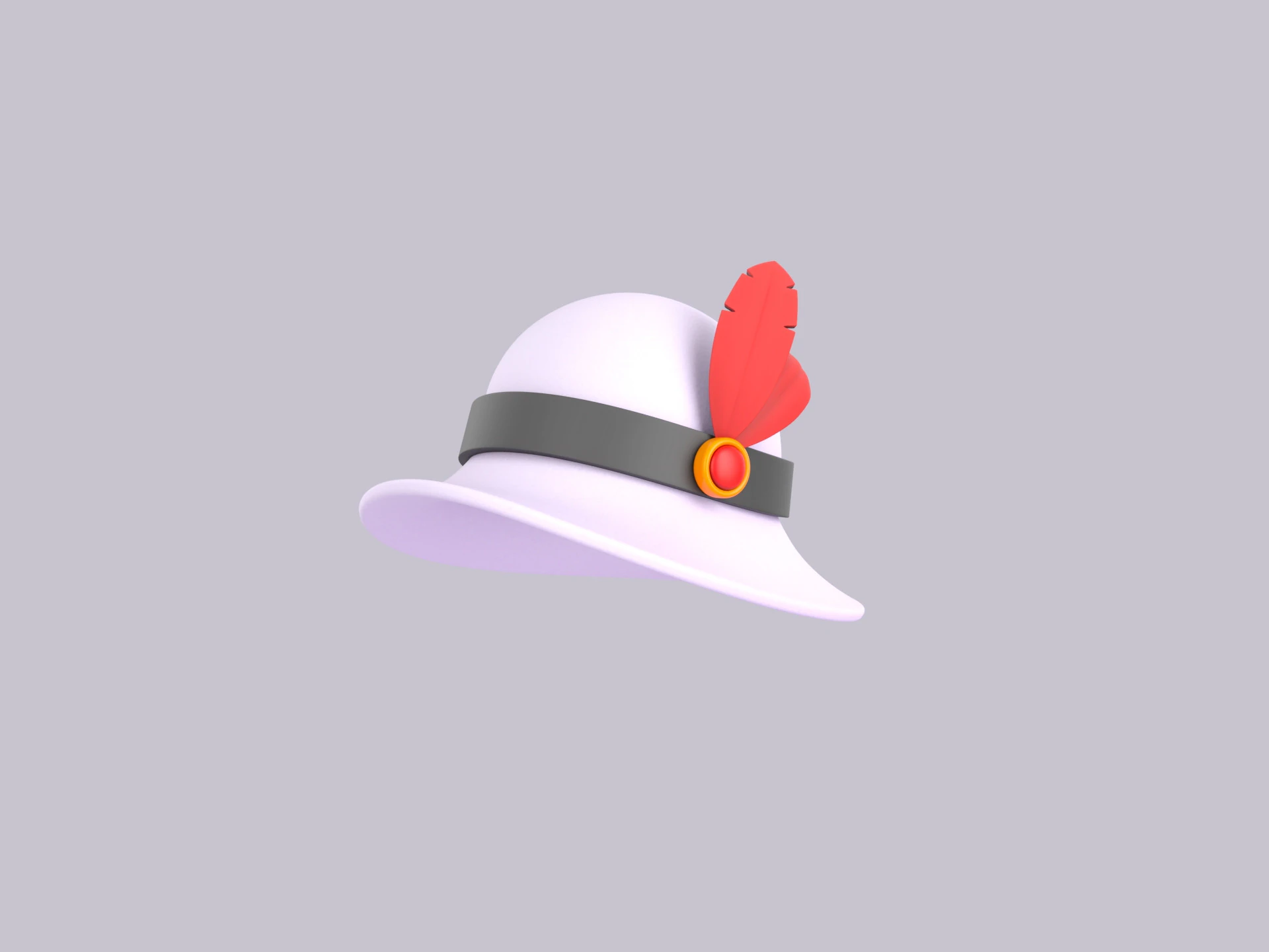 Hat086 3D Model .c4d .max .obj .3ds .fbx .stl .blend 