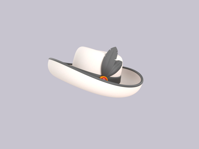 Hat098 Modelo 3D .c4d .max .obj .3ds .fbx .stl .blend 