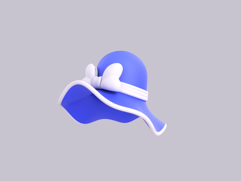 Hat108 3Dモデル .c4d .max .obj .3ds .fbx .stl .blend 