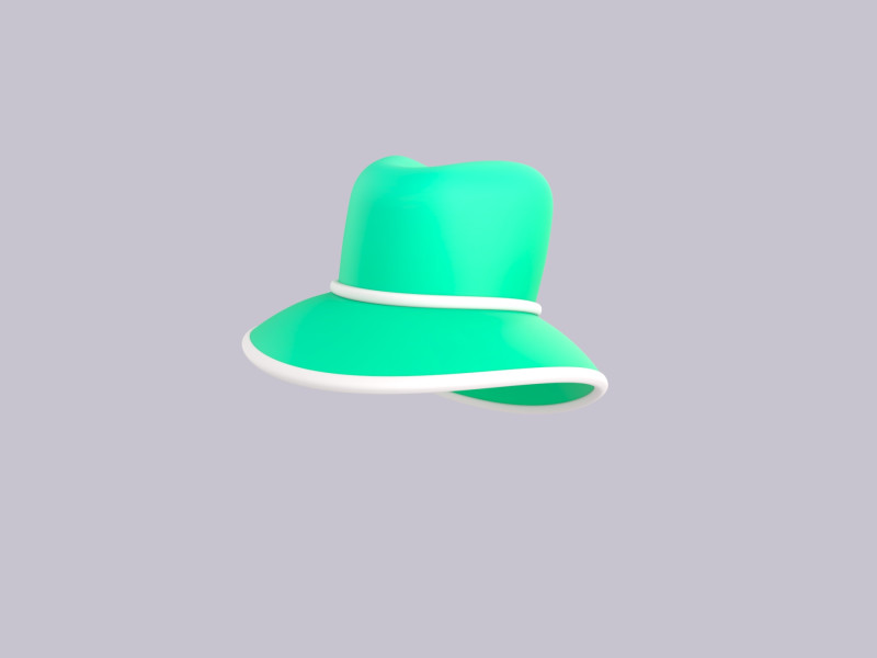 Hat119 3D 模型 .c4d .max .obj .3ds .fbx .stl .blend