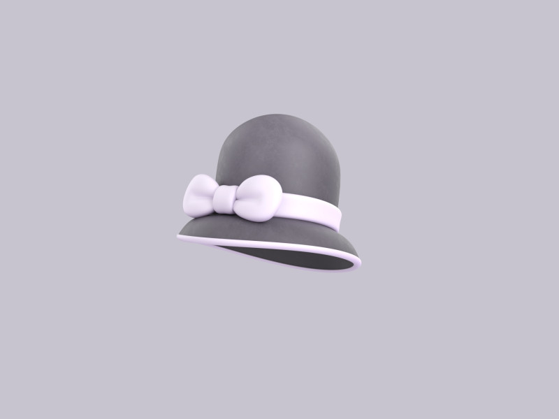 Hat169 Model 3D .c4d .max .obj .3ds .fbx .stl .blend 