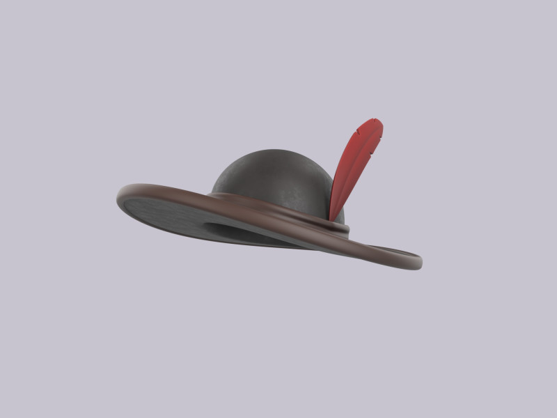 Hat207 3D Model .c4d .max .obj .3ds .fbx .stl .blend 