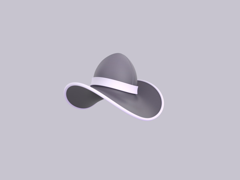 Hat253 3Dモデル .c4d .max .obj .3ds .fbx .stl .blend 