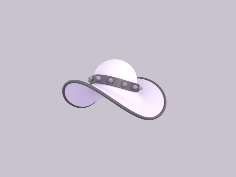 Hat254 3D 모델 .c4d .max .obj .3ds .fbx .stl .blend 