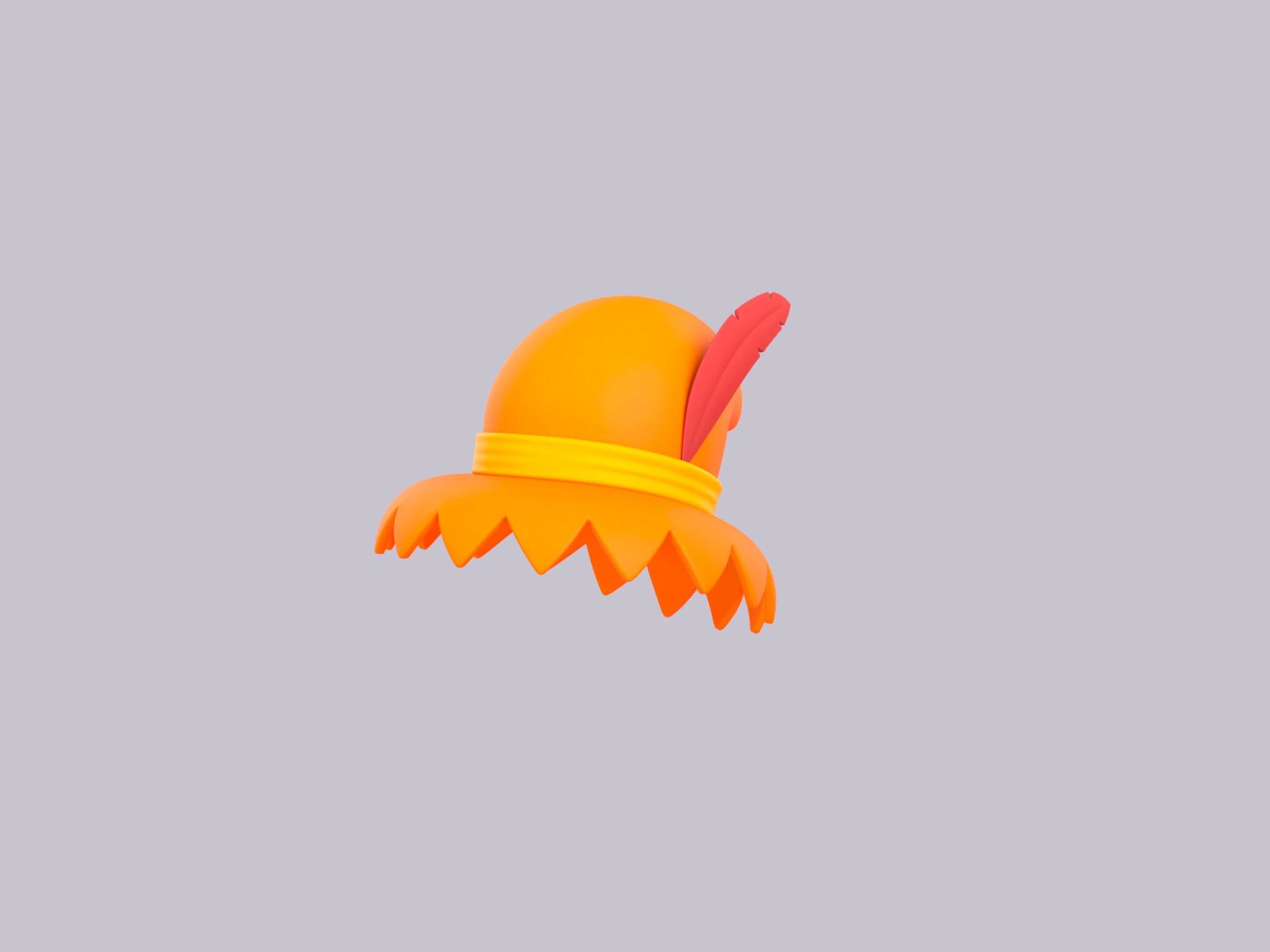 Hat300 3D Model .c4d .max .obj .3ds .fbx .stl .blend