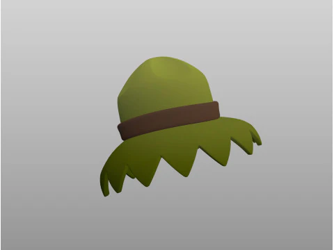 ハット387 3Dモデル