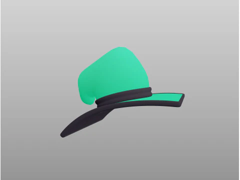 ハット389 3Dモデル