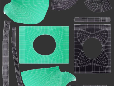 ハット389 3Dモデル