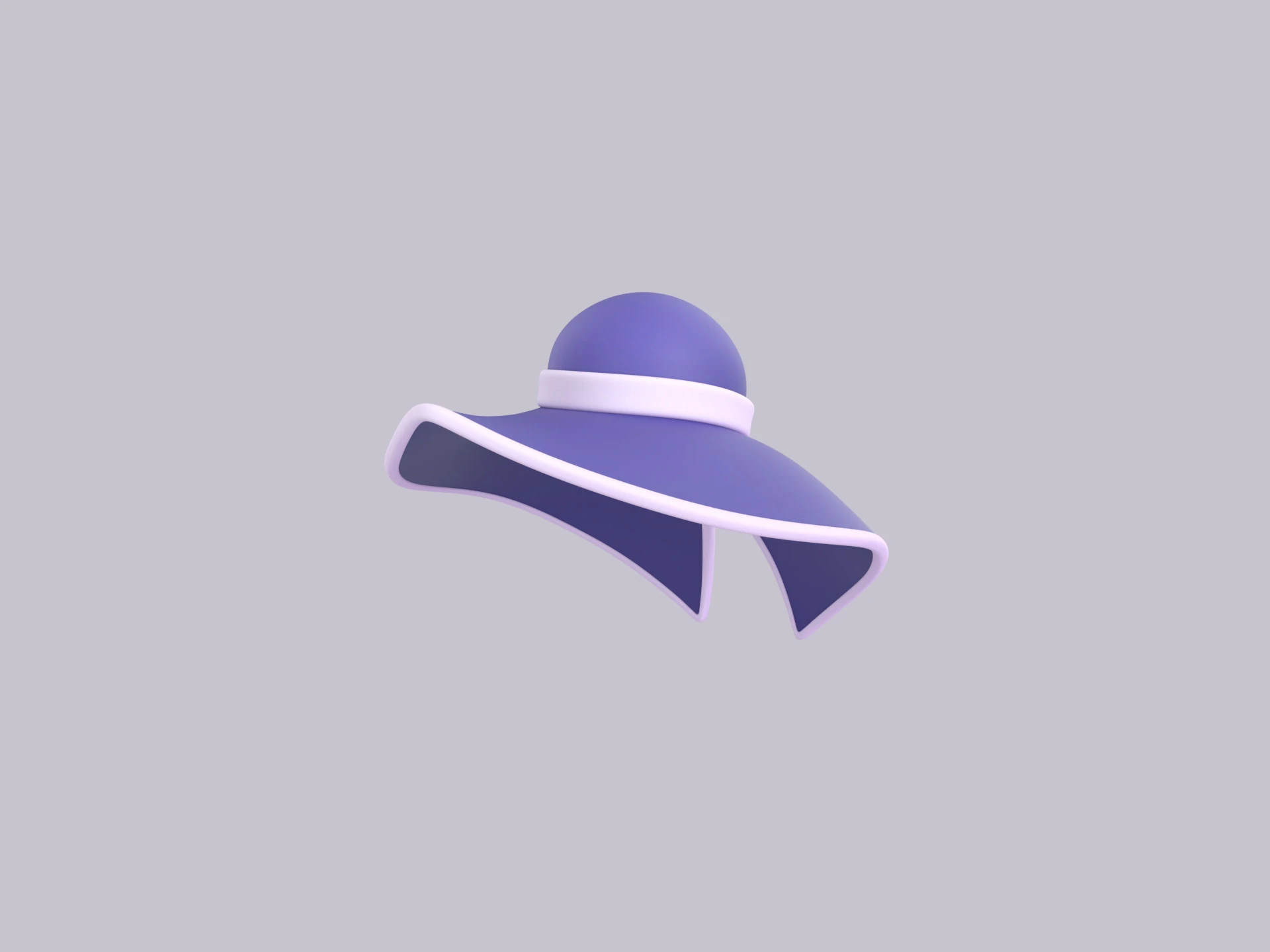 Hat390 3D Model .c4d .max .obj .3ds .fbx .stl .blend 