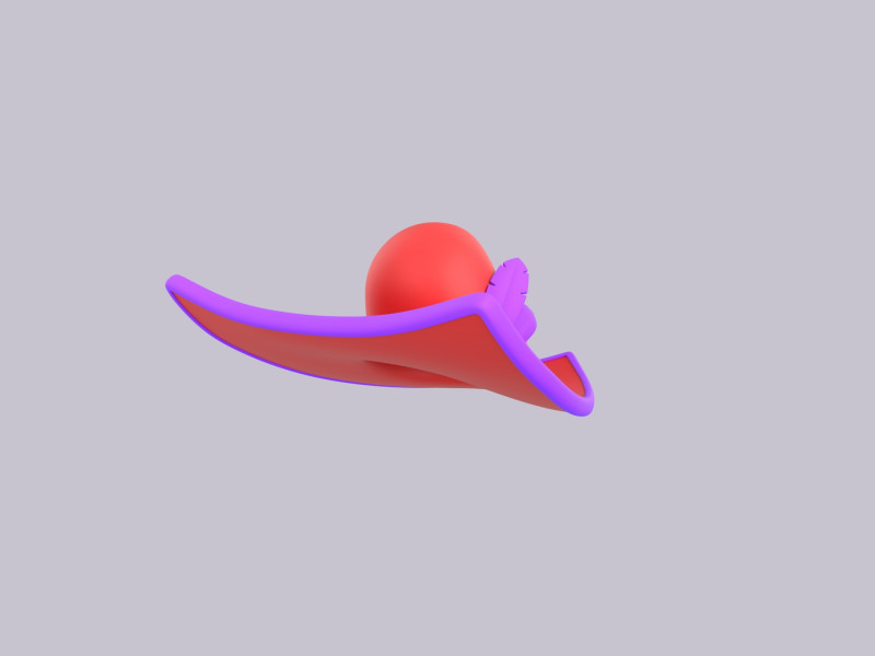 Hat394 3D 模型 .c4d .max .obj .3ds .fbx .stl .blend 
