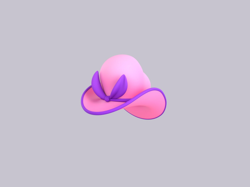 Hat412 3D Model .c4d .max .obj .3ds .fbx .stl .blend 