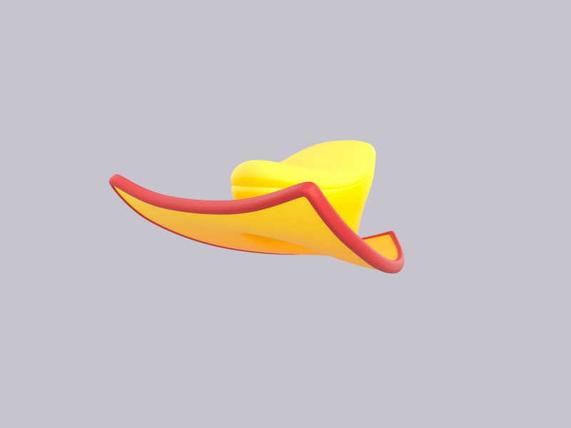 Hat441 3D Model .c4d .max .obj .3ds .fbx .stl .blend 