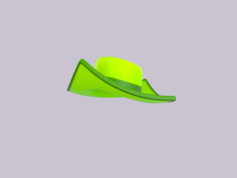 Hat451 Model 3D .c4d .max .obj .3ds .fbx .stl .blend 
