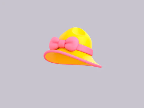 ハット494 3Dモデル