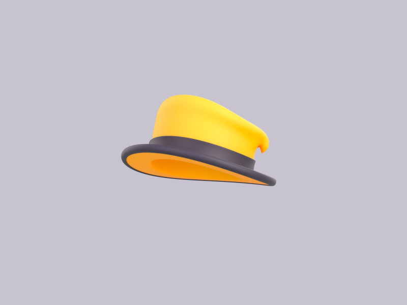 Hat547 Model 3D .c4d .max .obj .3ds .fbx .stl .blend 
