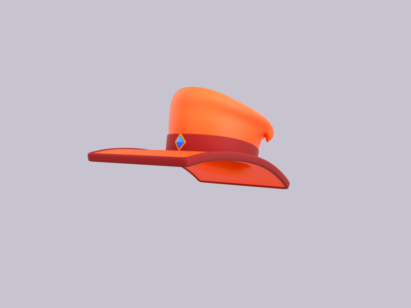 Hat556 3D Model .c4d .max .obj .3ds .fbx .stl .blend 