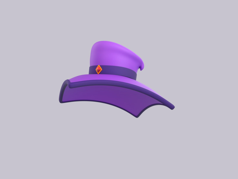 Hat558 3D 모델 .c4d .max .obj .3ds .fbx .stl .blend 