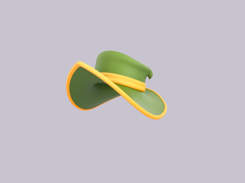 Hat572 3D 모델 .c4d .max .obj .3ds .fbx .stl .blend 