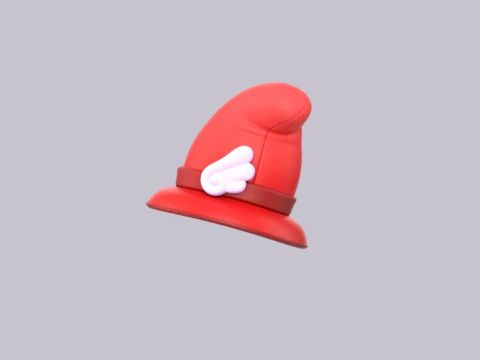 帽子586 3D 模型