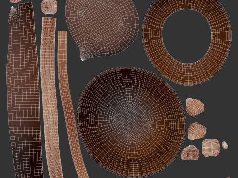 Chap&eacute;u608 Modelo 3D