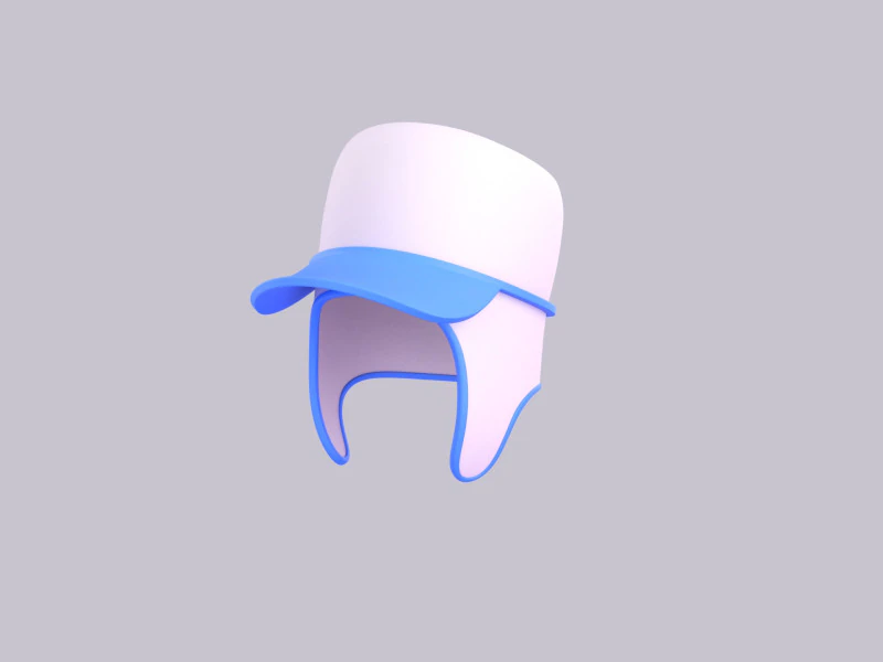 Шапка634 3D Модель .c4d .max .obj .3ds .fbx .stl .blend 