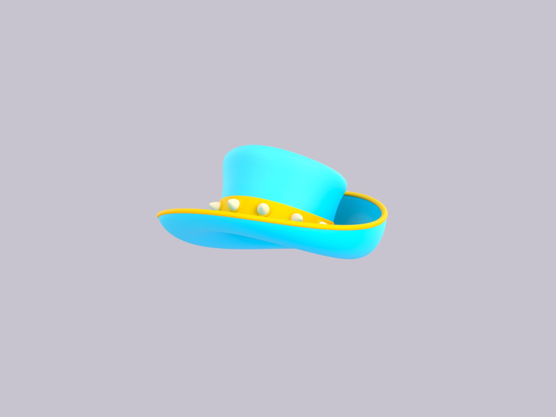Hat651 3D 모델 .c4d .max .obj .3ds .fbx .stl .blend 
