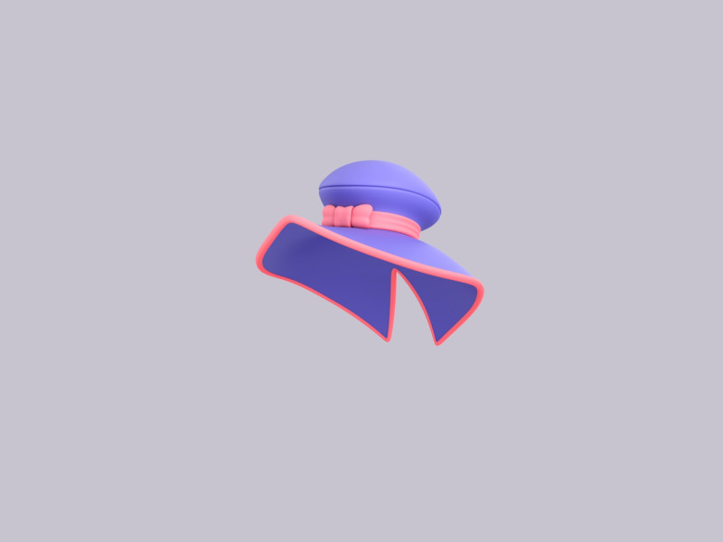 Hat708 Modèle 3D .c4d .max .obj .3ds .fbx .stl .blend 