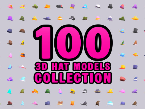 Hat Collection Vol 1 Modèle 3D