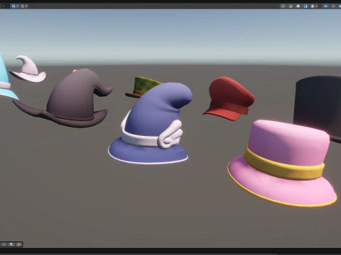 Hat Collection Vol 1 3D Model